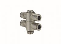 R57 Push - In BSPPM Double Swivel Tee Hex Wrench